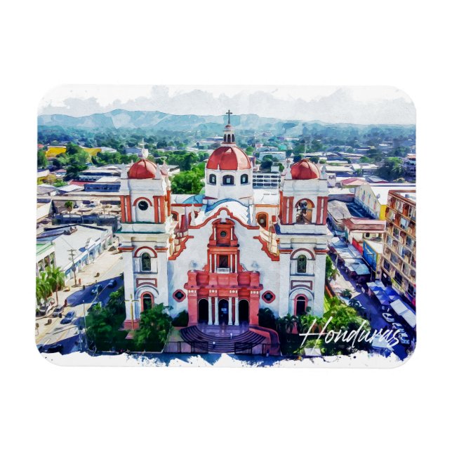 Beautiful Honduras Panorama View  Magnet (Horizontal)