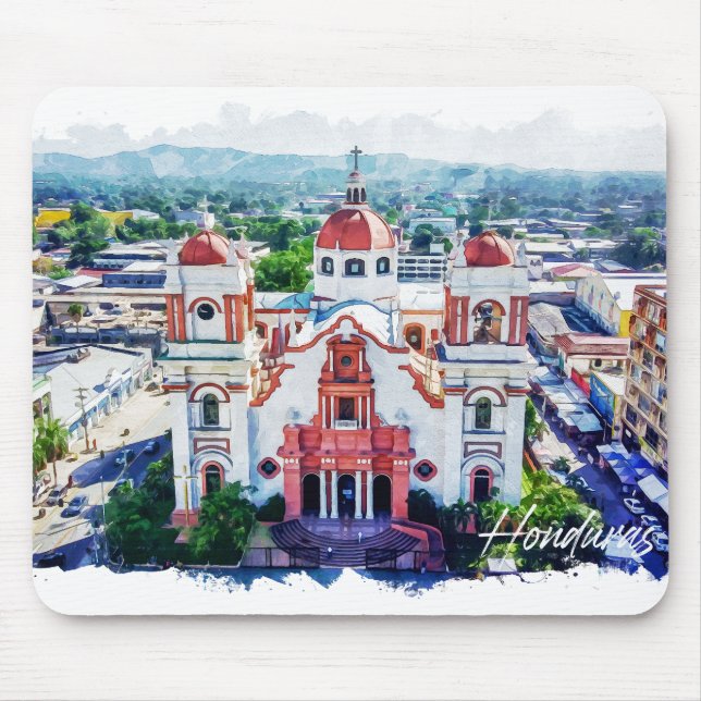 Beautiful Honduras Panorama View  Mouse Mat (Front)