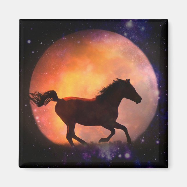 Beautiful Horse Art Magnet (Front)