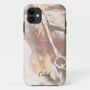 Beautiful Horse Customise Name iPhone 11 Case