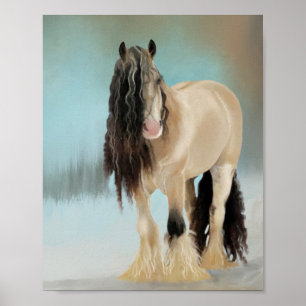Beautiful Horse Decoupage Print