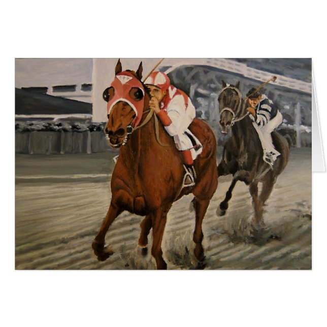 Beautiful Horse Delights Owners in Classic Race (Front Horizontal)