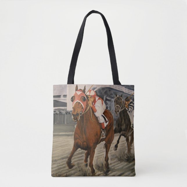 Beautiful Horse Delights Owners in Classic Race Tote Bag (Front)