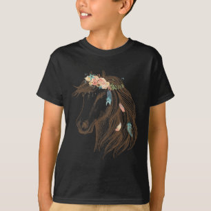 Beautiful Horse Hand Drawn Art For Animal Lovers T-Shirt
