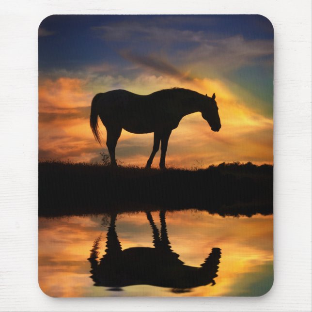 Beautiful Horse Mouse Mat (Front)