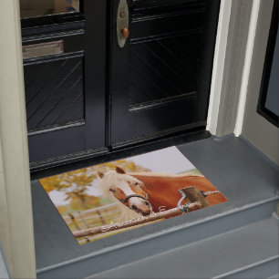 Beautiful Horse Personalised Doormat