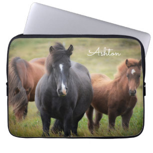 Beautiful Horse Personalised Laptop Sleeve