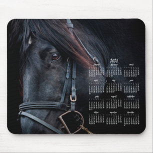 Beautiful Horse Photo Calendar 2023 Mouse Mat