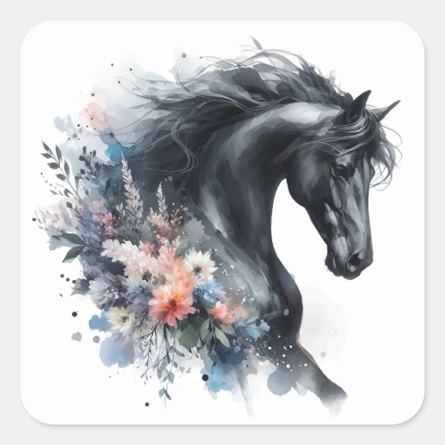 Beautiful Horse Stickers (Front)