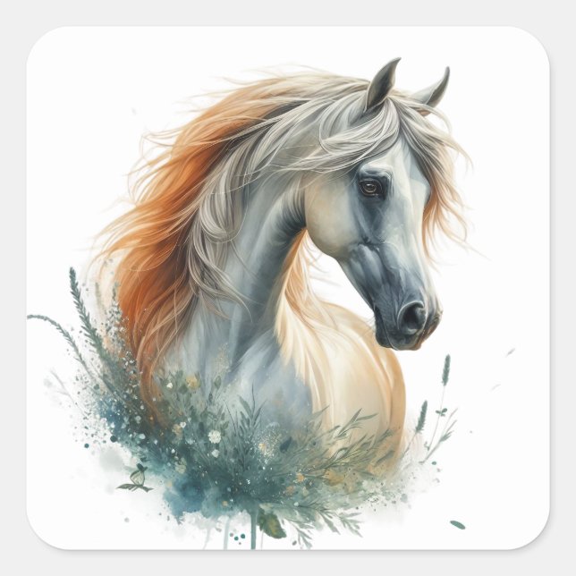 Beautiful Horse Stickers (Front)