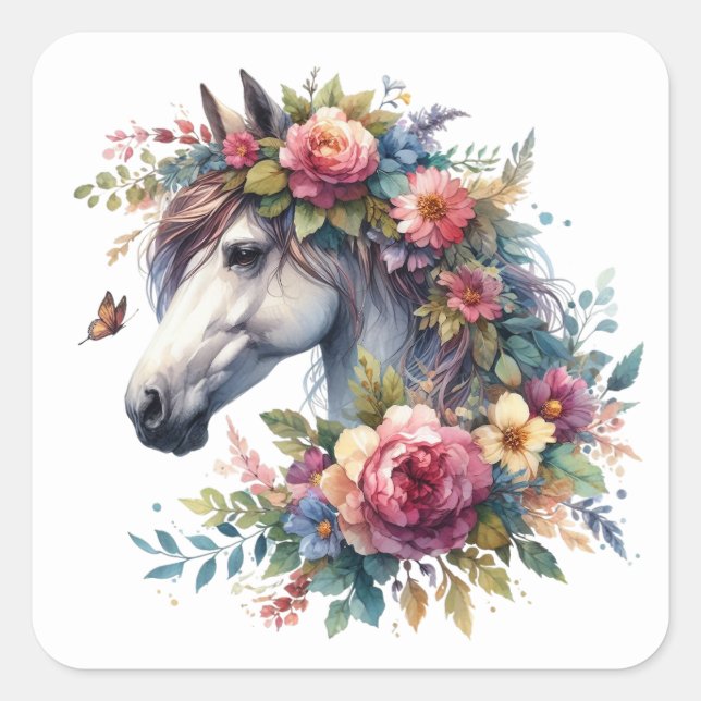 Beautiful Horse Stickers (Front)
