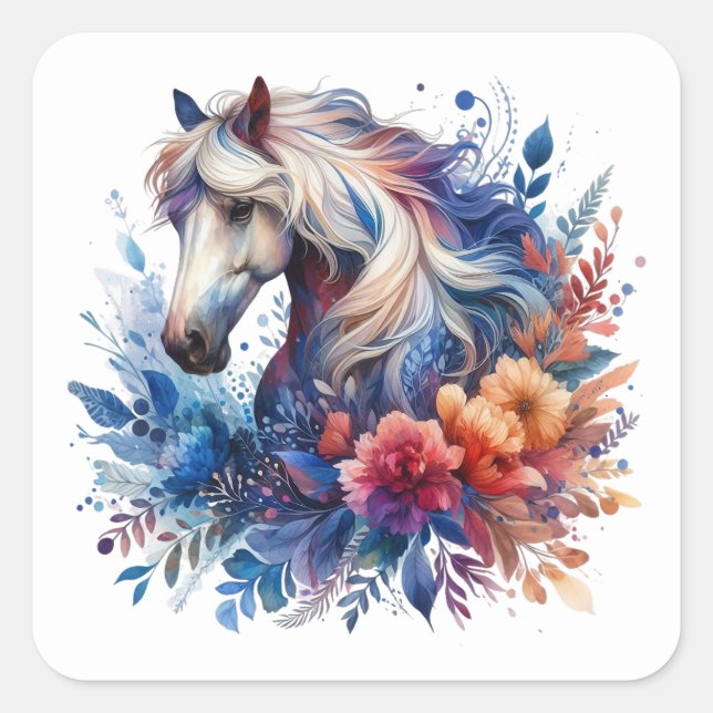 Beautiful Horse Stickers (Front)