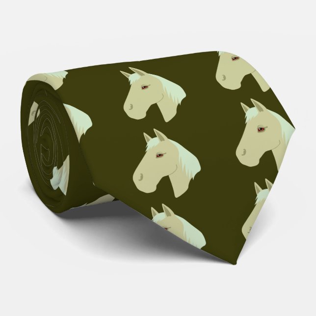 Beautiful Horse Tie (Rolled)