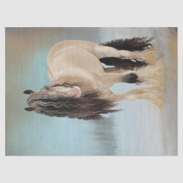 Beautiful Horse Tissue Paper (Front)