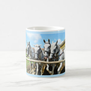 Beautiful horses coffee mug