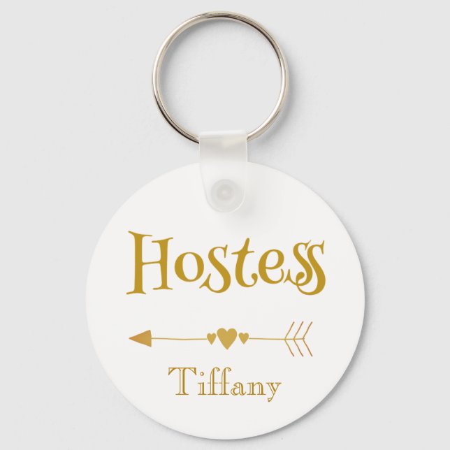 Beautiful Hostess Gifts Key Ring (Front)
