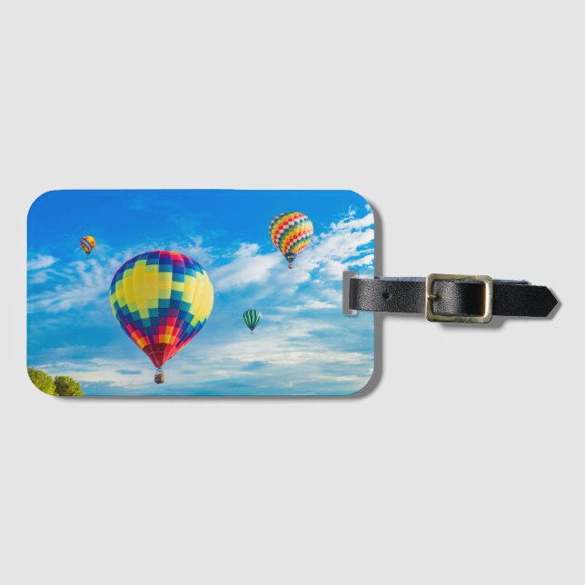 Beautiful Hot Air Balloons Luggage Tag (Front Horizontal)