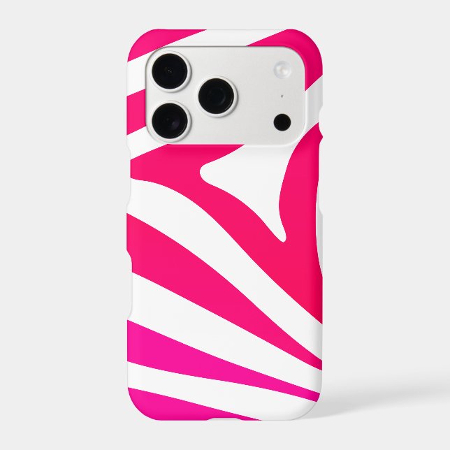 Beautiful Hot Pink Magenta Zebra Print (Back)