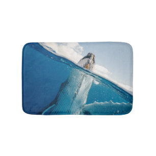 Beautiful Huge Whale Bath Mat