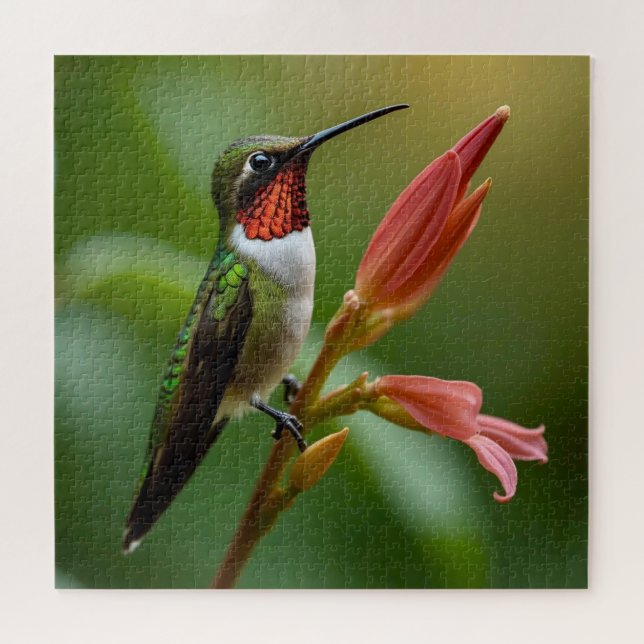 Beautiful Hummingbird Jigsaw Puzzle (Horizontal)