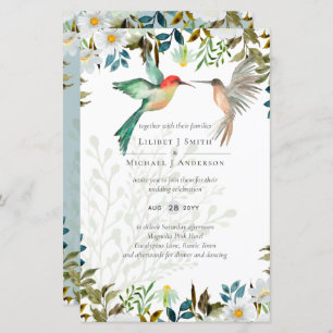 Beautiful HUMMINGBIRDS Couple Wedding