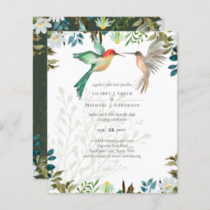 Beautiful HUMMINGBIRDS Couple Wedding