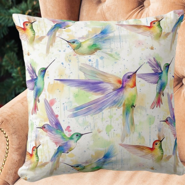 Beautiful hummingbirds cushion (Creator Uploaded)
