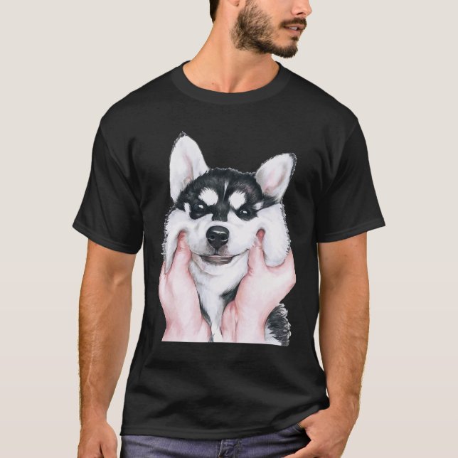 Beautiful Husky Dog       T-Shirt (Front)