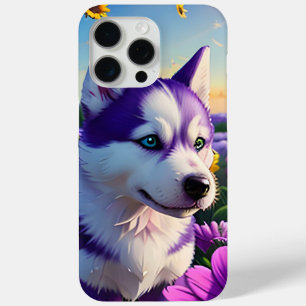 Beautiful Husky Puppy Two iPhone 15 Pro Max Case