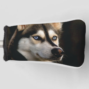 Beautiful Husky Throw Pillow Golf Head Cover