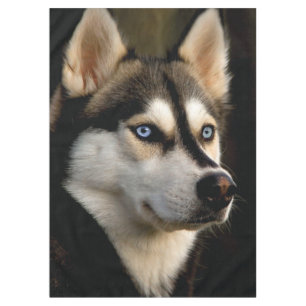 Beautiful Husky Throw Pillow Tablecloth
