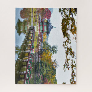 Beautiful Hyangwonjeong Pavilion and Pagoda Jigsaw Puzzle