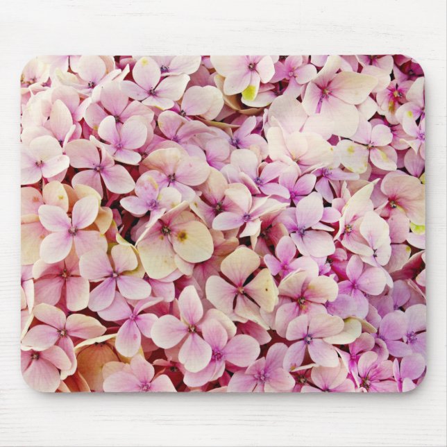 Beautiful Hydrangea Flowers Mouse Mat (Front)