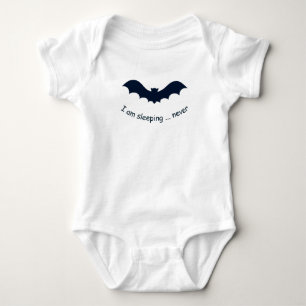 Beautiful I am sleeping ... never bat Baby Bodysuit