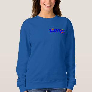 Beautiful I Love Baseball with Compassion Sweatshirt