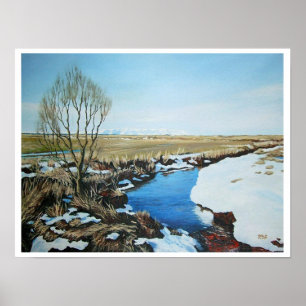 Beautiful Iceland scenery landscape fine art  Poster