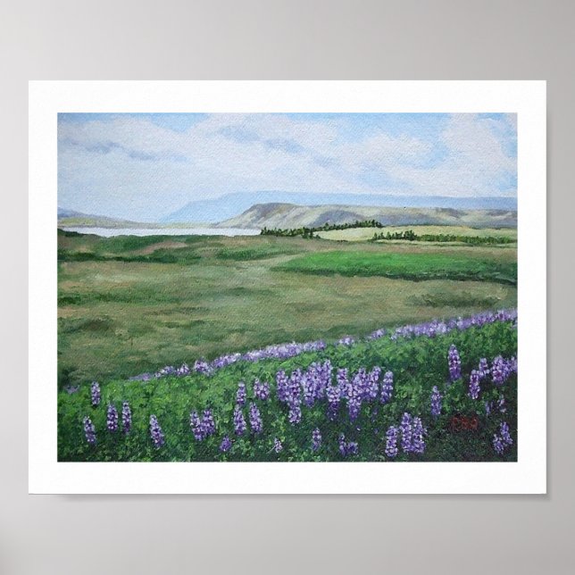 Beautiful Icelandic landscape by Pola.B.Alex Art Poster (Front)