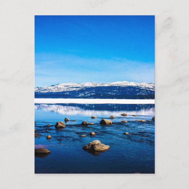 "Beautiful in Blue" Postcard (Front)