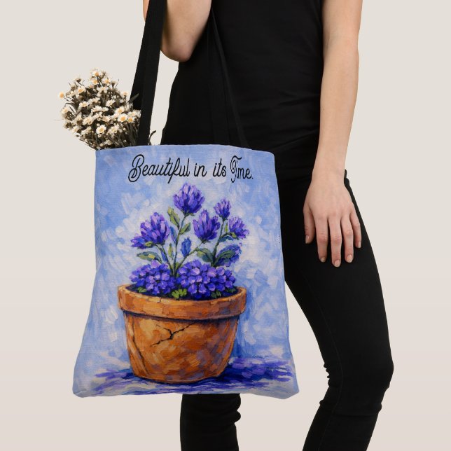 Beautiful in its Time Tote Bag (Close Up)