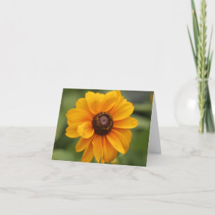 Beautiful in Yellow Tiger Eye flower note card