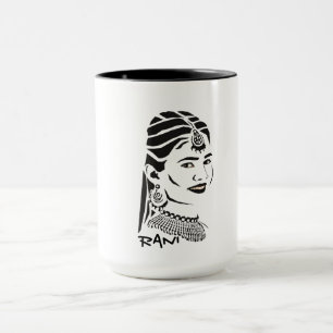 Beautiful Indian Rani Mug