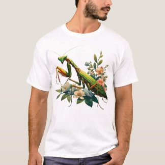 Beautiful Insect Art  Praying Mantis T-Shirt