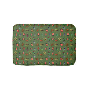 Beautiful Insects Pattern Bath Mat