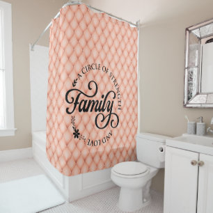 Beautiful Inspirational Family Quote Shower Curtain