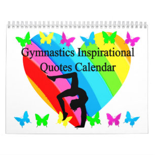 BEAUTIFUL INSPIRATIONAL QUOTES GYMNAST CALENDAR