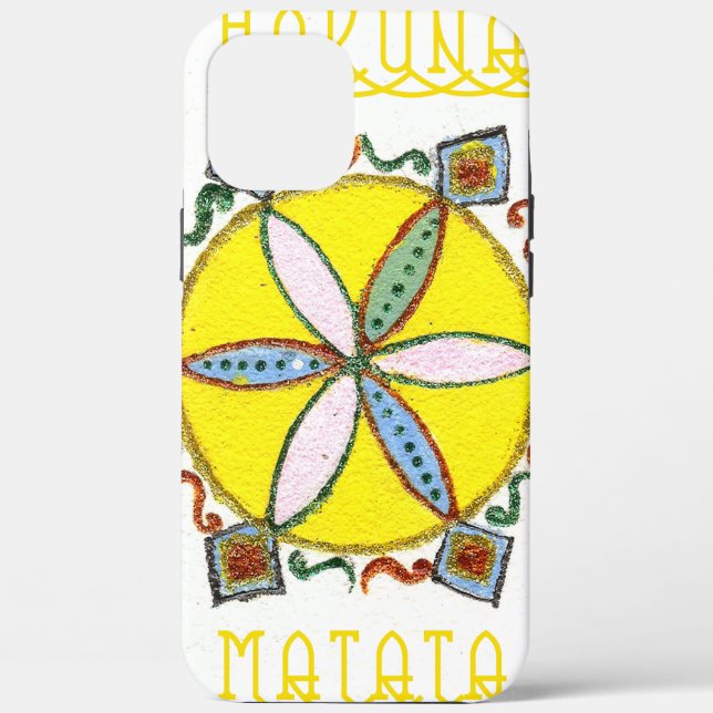 Beautiful Inspirational Star Floral Vector Pattern Case-Mate iPhone Case (Back)