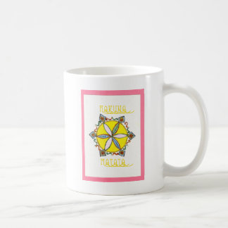 Beautiful Inspirational Star Floral Vector Pattern Coffee Mug