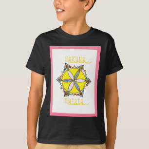 Beautiful Inspirational Star Floral Vector Pattern T-Shirt