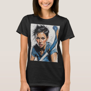 Beautiful intense Field Hockey Player T-Shirt