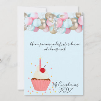 beautiful Invitation of festejo